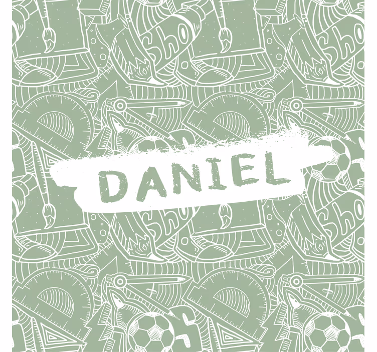 Estore de rolo juvenil giz escolar verde - TenStickers