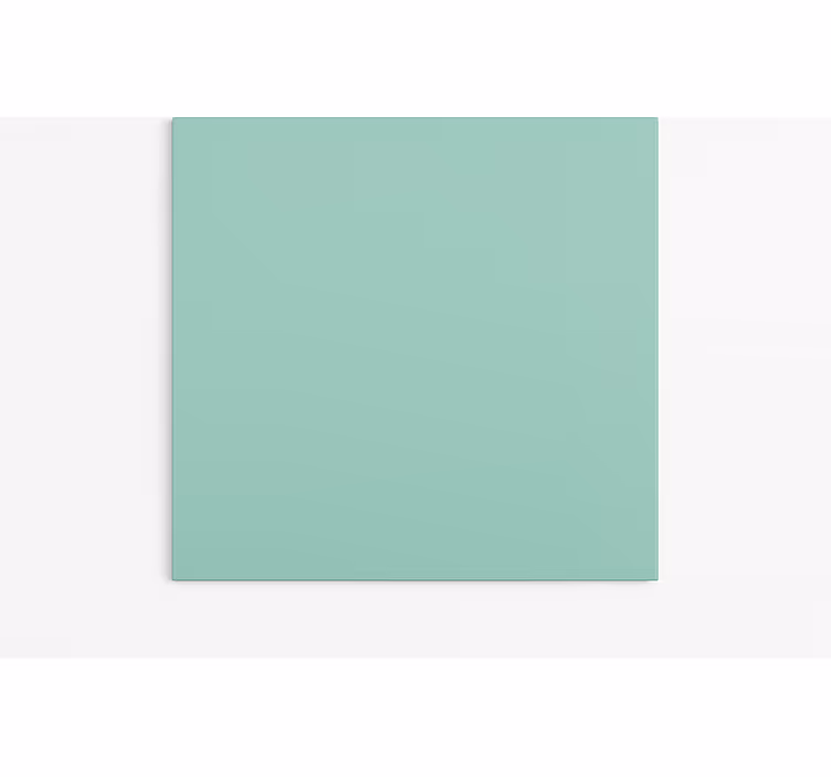 Estore de rolo sala de jantar verde água monocolorido - TenStickers