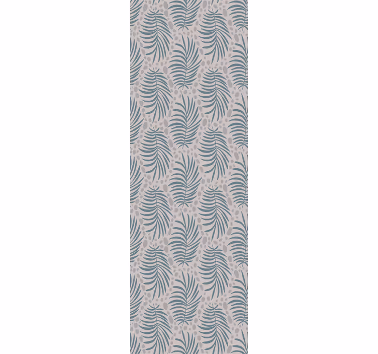 Estore de rolo sala de jantar folhas de palmeira tropicais - TenStickers