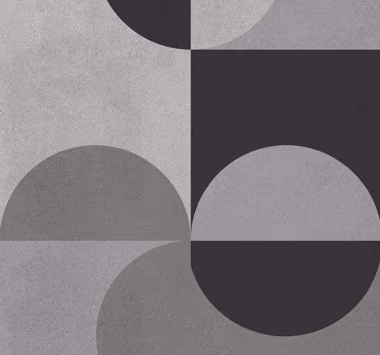 Estore de rolo para cozinha em tons de cinza abstratos - TenStickers