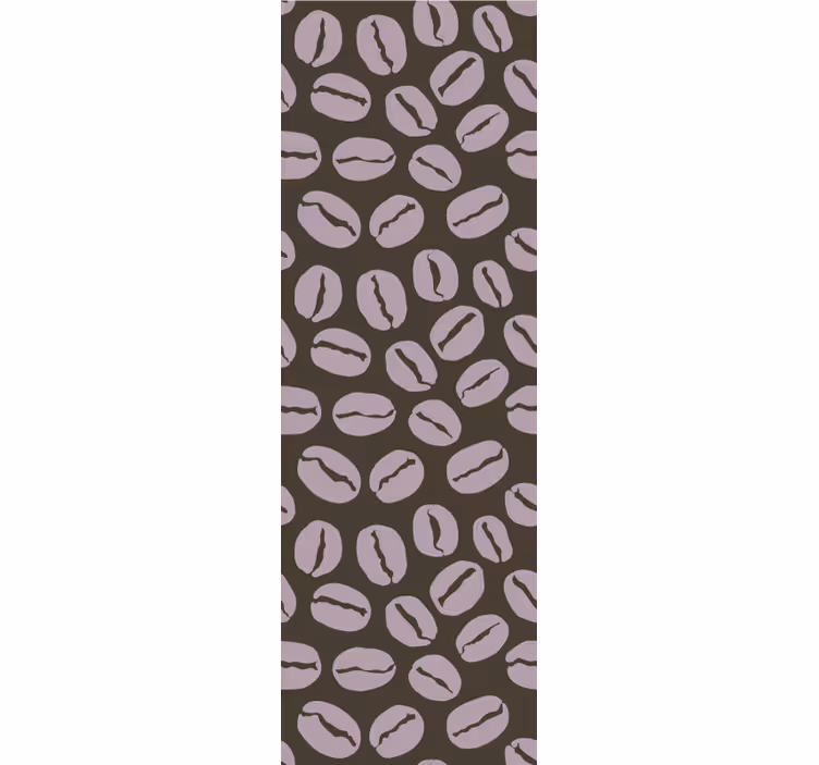 Estore de rolo para cozinha estampa de grãos de café - TenStickers
