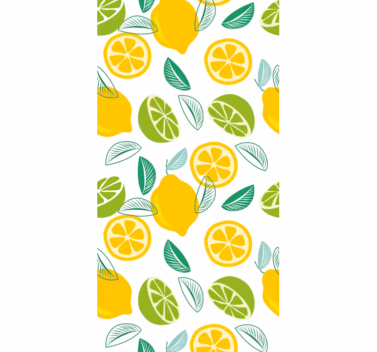 Estore de rolo para cozinha motivo cítrico - TenStickers