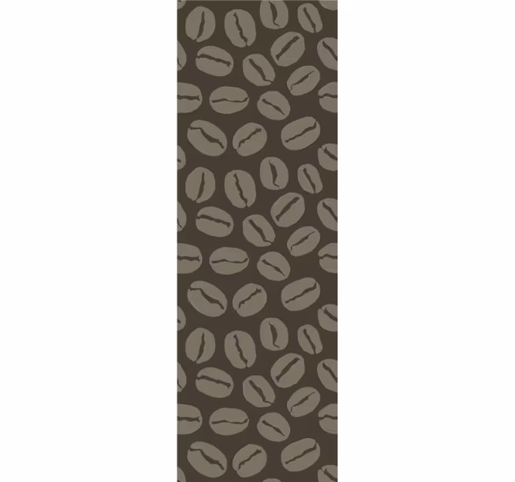 Estore de rolo para cozinha grãos de café escuros - TenStickers