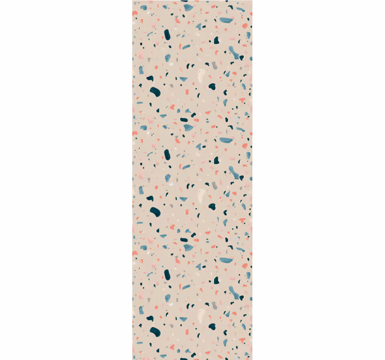 Estore de rolo para cozinha padrão de terrazzo pintado à mão - TenStickers