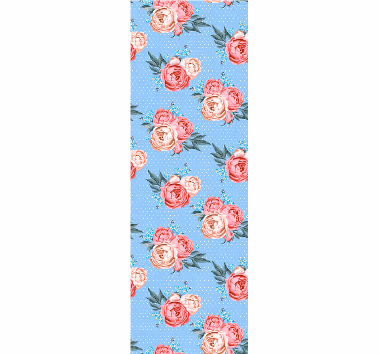 Estore de rolo sala de jantar shabby chic com poás - TenStickers
