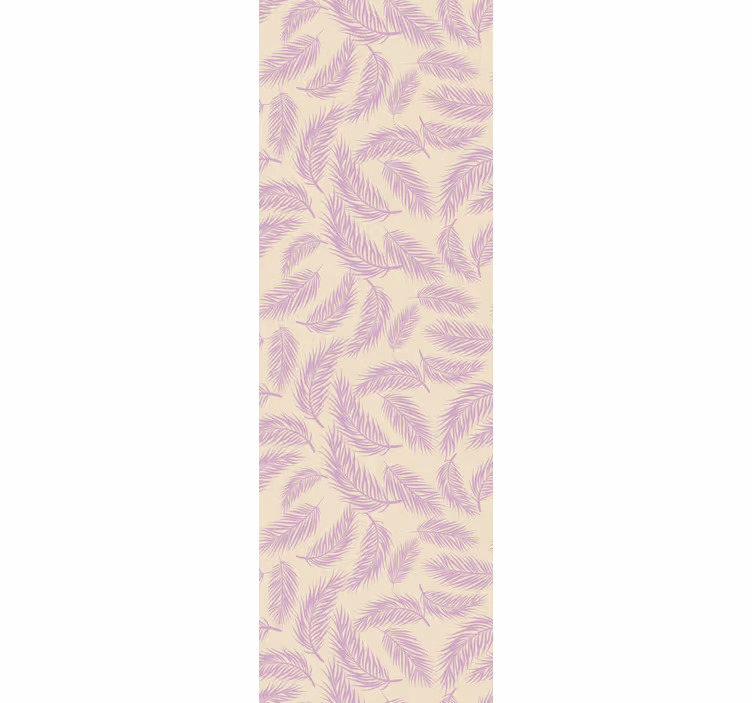 Estore de rolo sala de jantar tropical rosa e bege - TenStickers