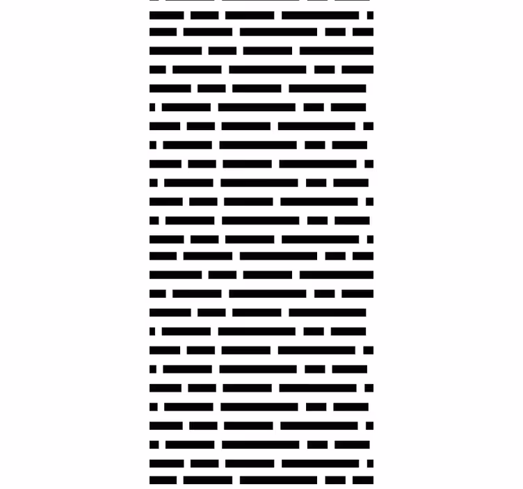 Estore de rolo sala de jantar retângulos preto e branco - TenStickers