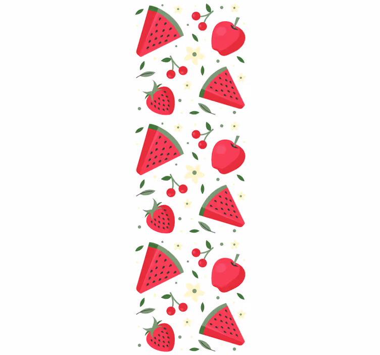 Estore de rolo sala de jantar padrão de frutas variadas - TenStickers
