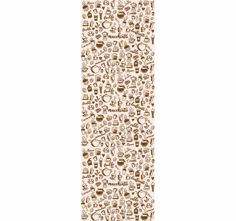 Estore de rolo sala de jantar tradição do café italiano - TenStickers