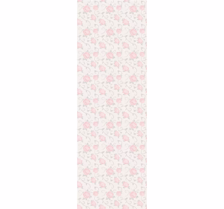 Estore de rolo sala de jantar flores pequenas vintage - TenStickers