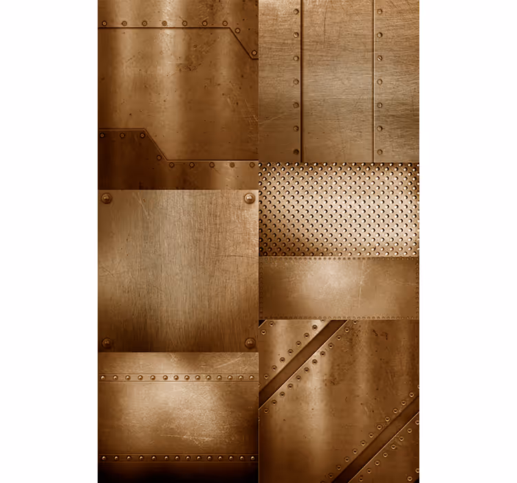 Estore de rolo sala de jantar mosaico de latão - TenStickers
