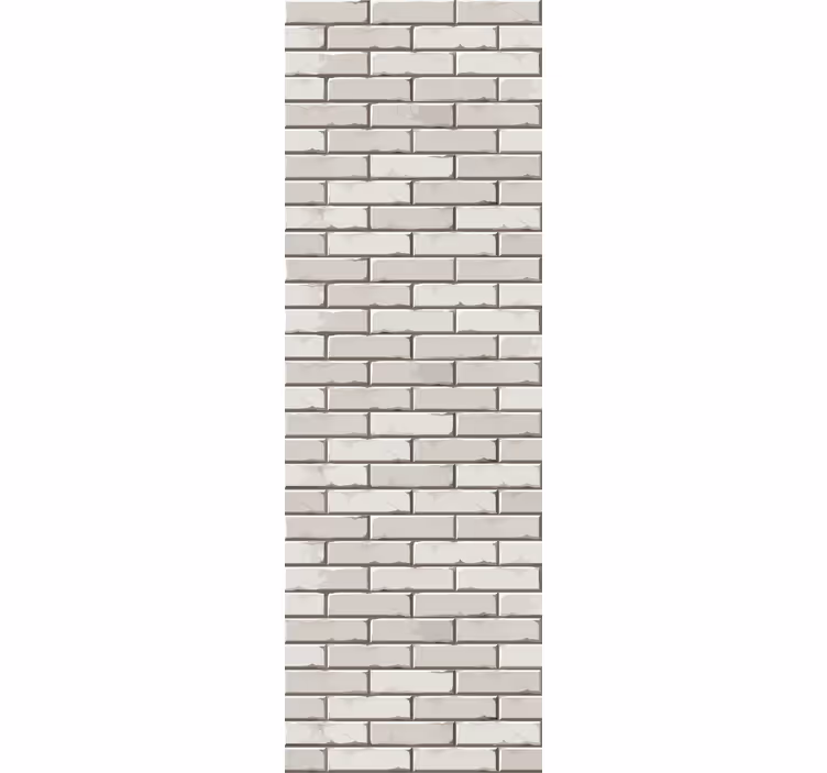 Estore de rolo sala de jantar tijolos claros - TenStickers