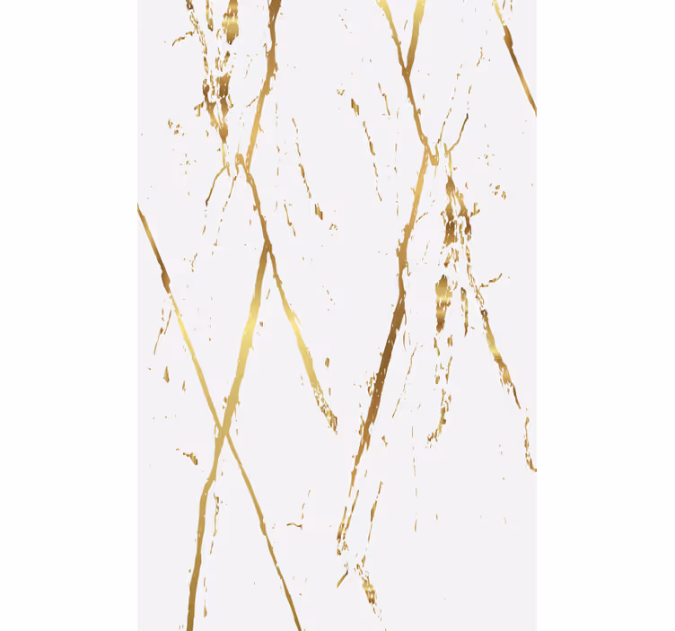 Estore de rolo sala de jantar listras de mármore dourado - TenStickers
