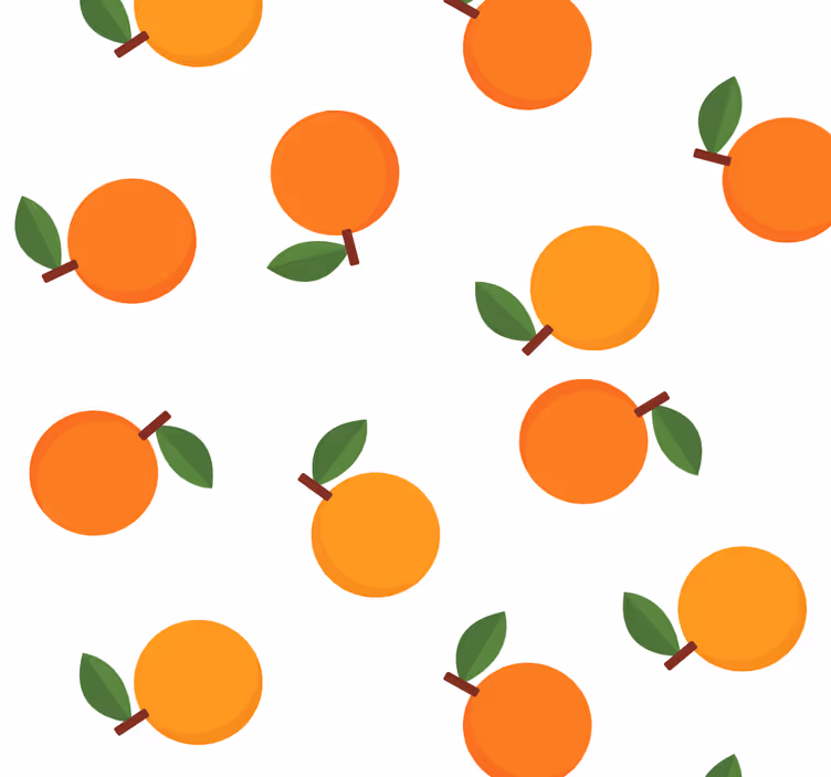Estore de rolo sala de jantar laranjas elegantes - TenStickers