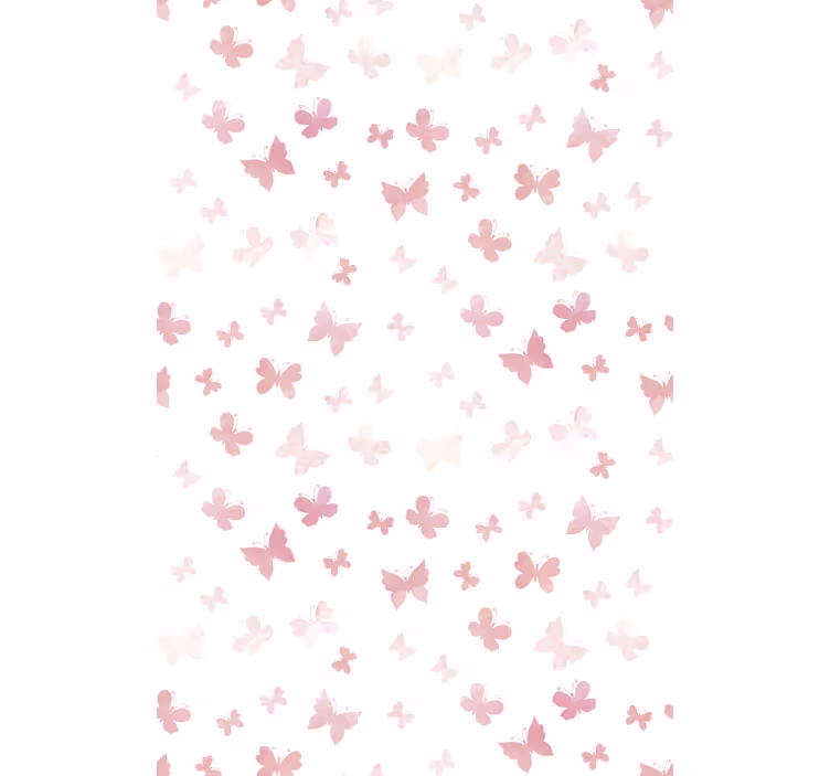 Estore de rolo infantil borboletas rosas - TenStickers