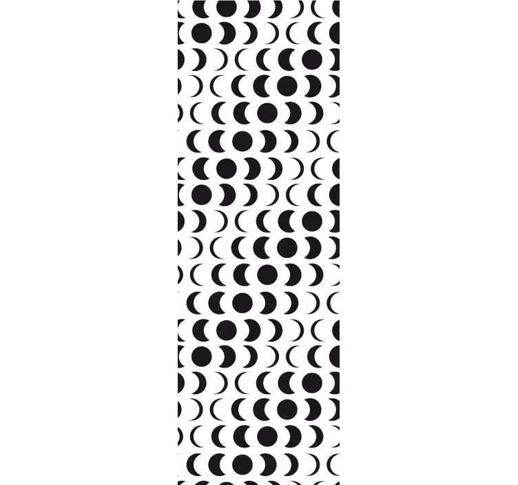 Estore de rolo juvenil padrão minimalista de lua - TenStickers