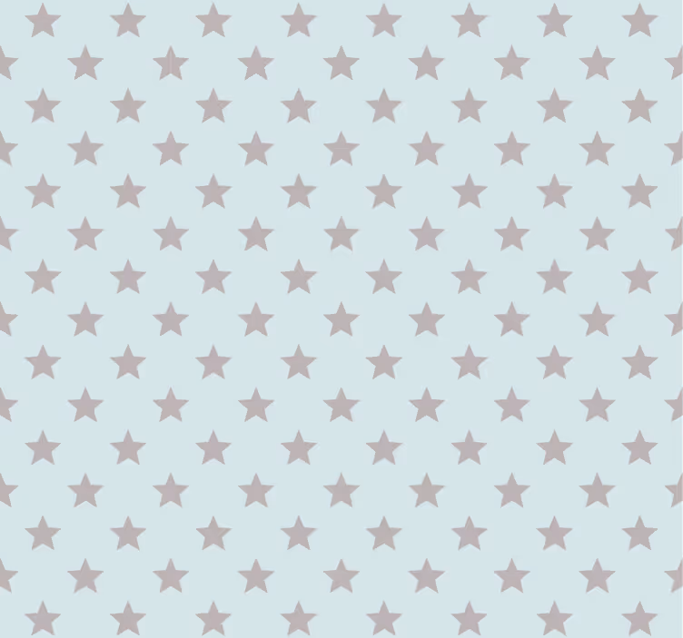 Estore de rolo juvenil fundo azul com estrelas cinzas - TenStickers