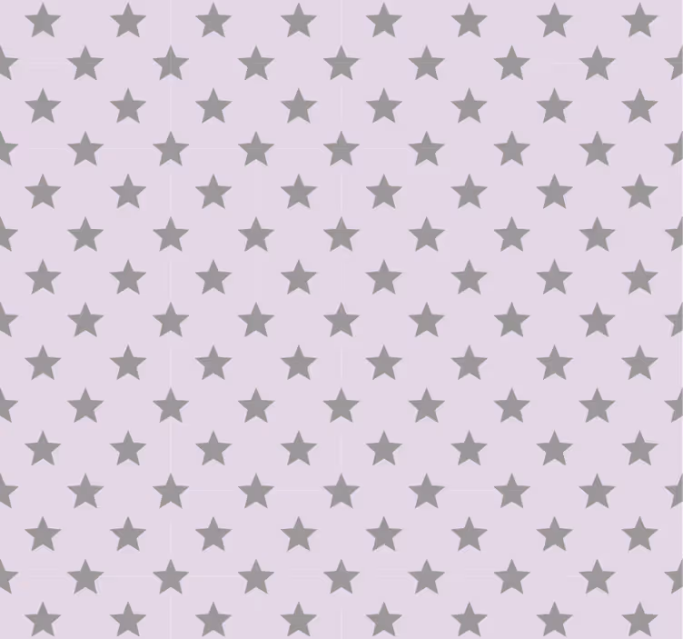 Estore de rolo juvenil estrelas cinzas fundo rosa - TenStickers