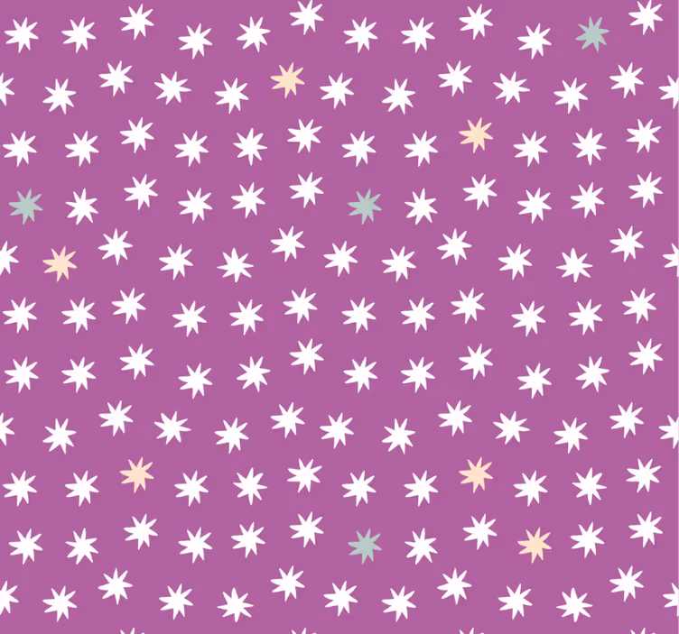 Estore de rolo juvenil estrelas brancas para crianças - TenStickers