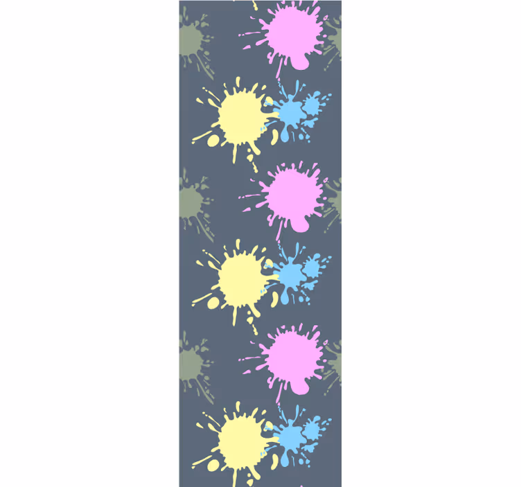 Estore de rolo juvenil parede multicolorida - TenStickers