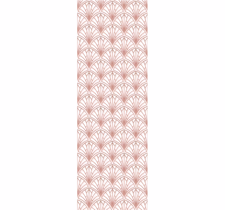 Estore de rolo juvenil com fundo rosa elegante - TenStickers