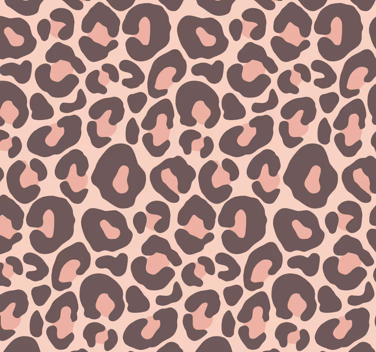 Estore de rolo juvenil estampa de leopardo rosa - TenStickers