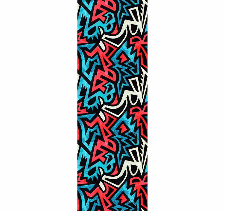 Estore de rolo juvenil padrão pintado urbano - TenStickers