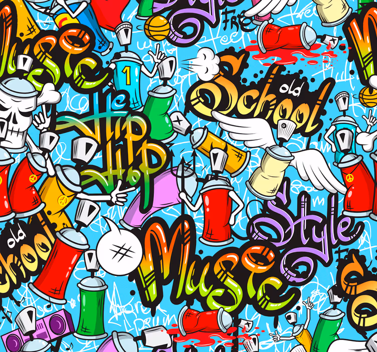 Estore de rolo juvenil cultura hip-hop e graffiti - TenStickers