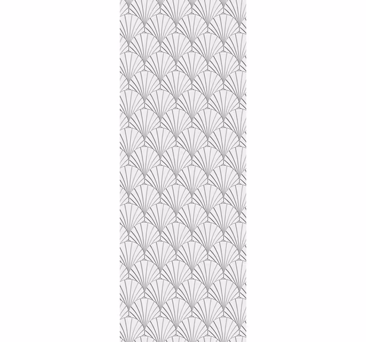Estore de rolo modernos com padrão de leque elegante - TenStickers