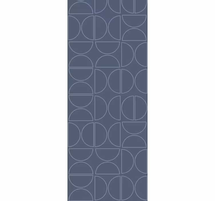 Estore de rolo modernos padrão geométrico cinza - TenStickers