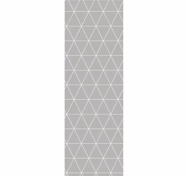 Estore de rolo modernos padrão geométrico cinza claro - TenStickers