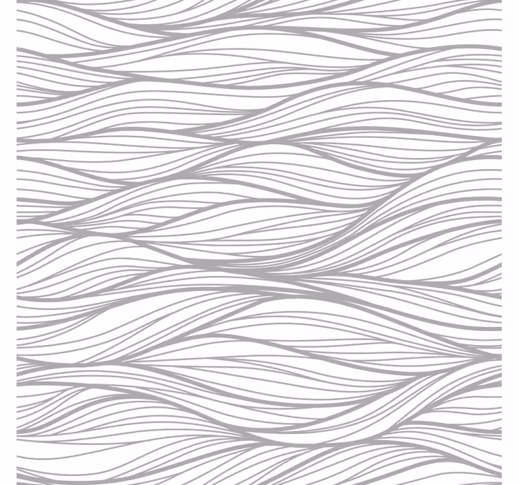 Estore de rolo modernos texturas de onda fundo branco - TenStickers