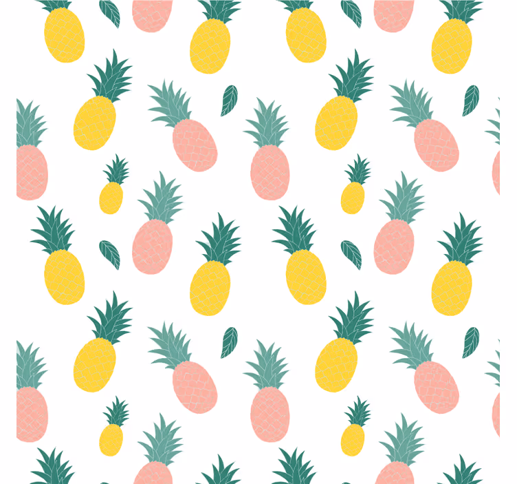 Estore de rolo para cozinha com design de abacaxi - TenStickers