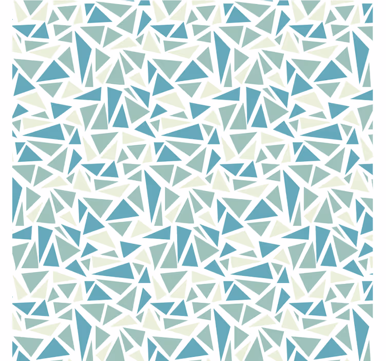 Estore de rolo azul mosaico retro verde - TenStickers