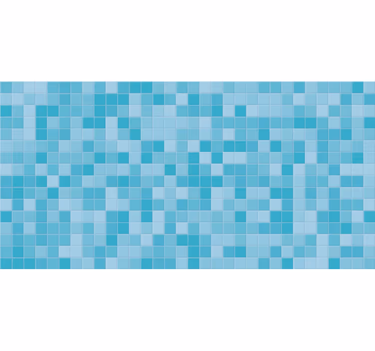 Estore de rolo azul estilo veneziano - TenStickers