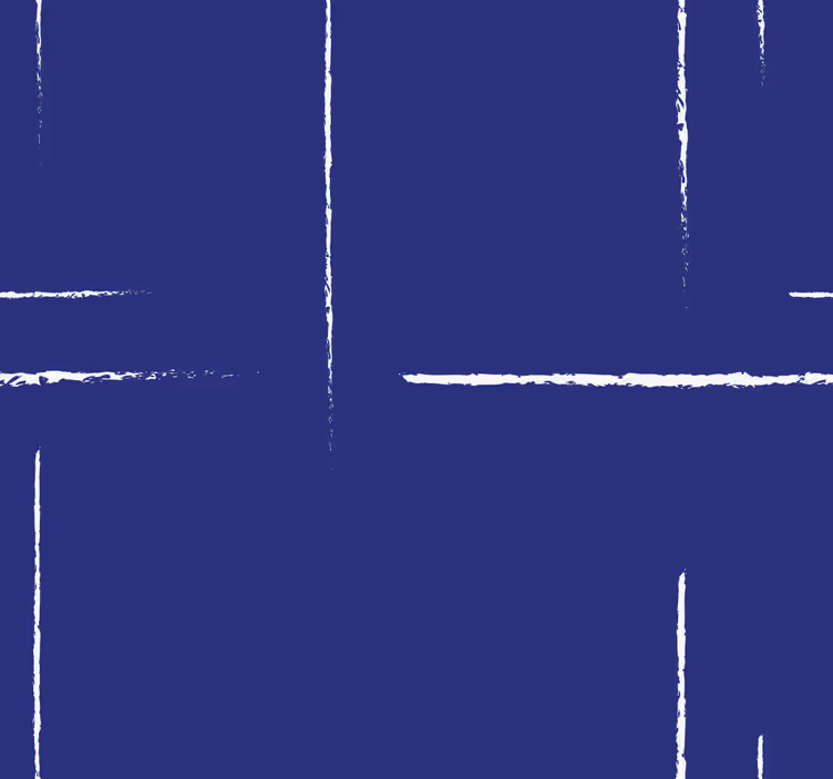 Estore de rolo azul com padrão de linhas moderno - TenStickers