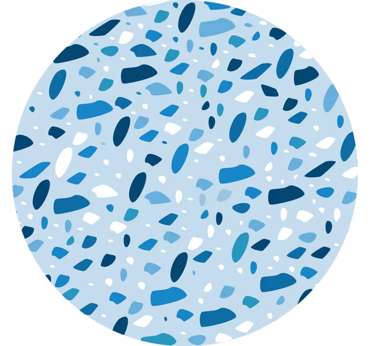 Estore de rolo azul textura de terraço azul - TenStickers