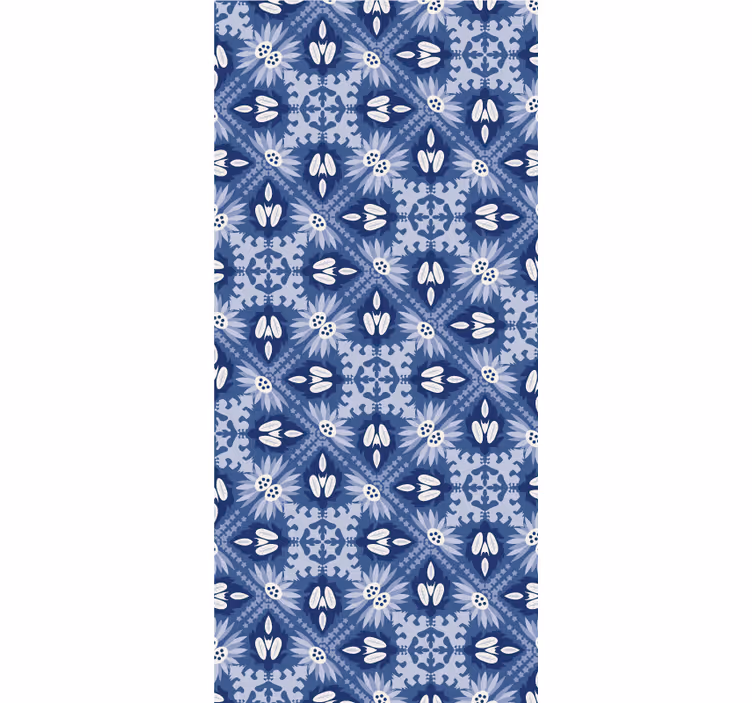 Estore de rolo azul decorativo - TenStickers