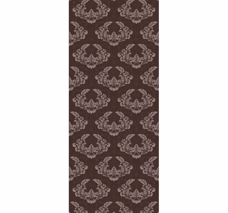 Estore de rolo vintage padrão damasco sem emendas - TenStickers
