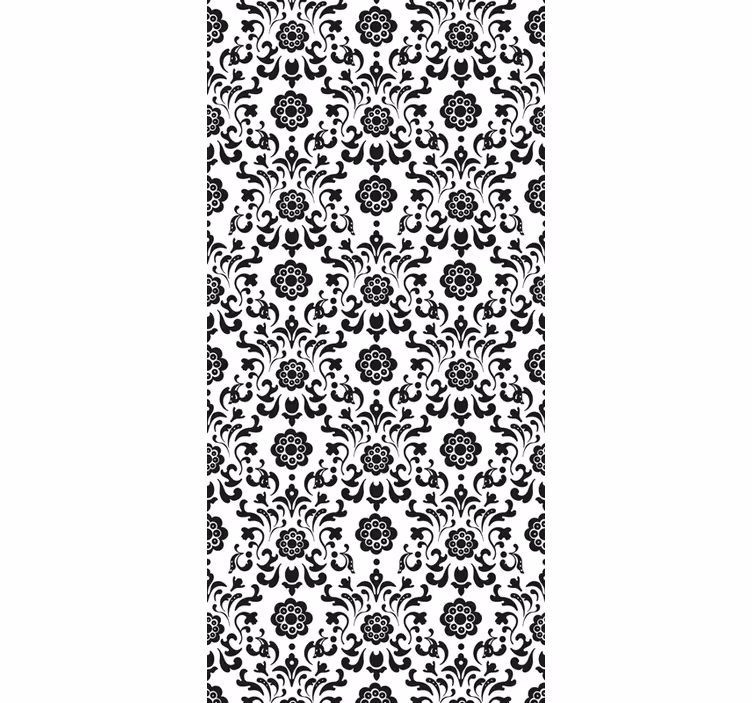 Estore de rolo vintage estilo damasco real - TenStickers