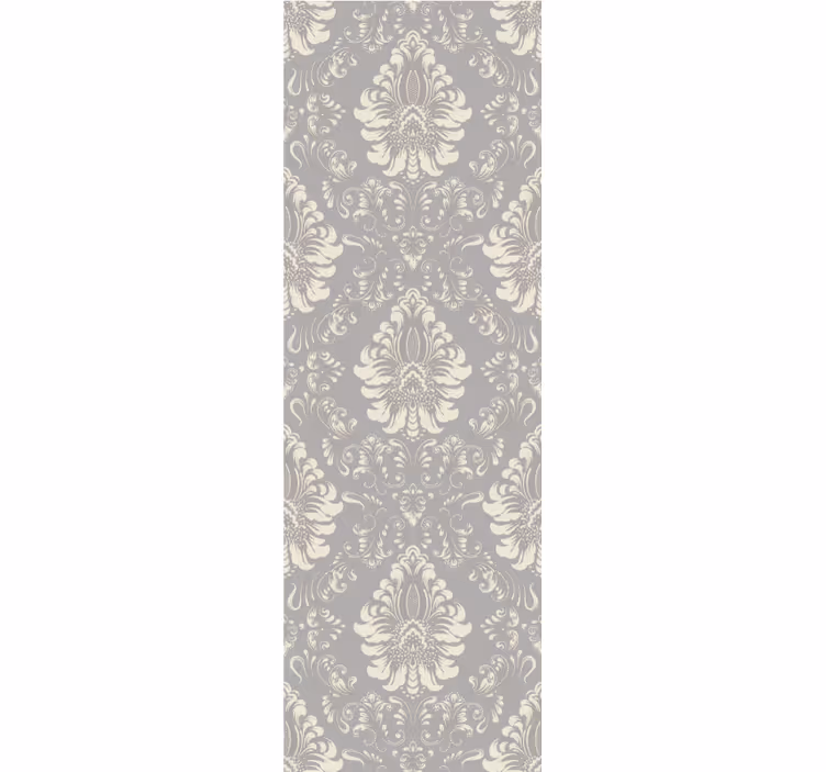 Estore de rolo vintage padrão clássico em creme e pérola - TenStickers