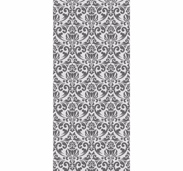 Estore de rolo vintage com design damasco abstrato - TenStickers