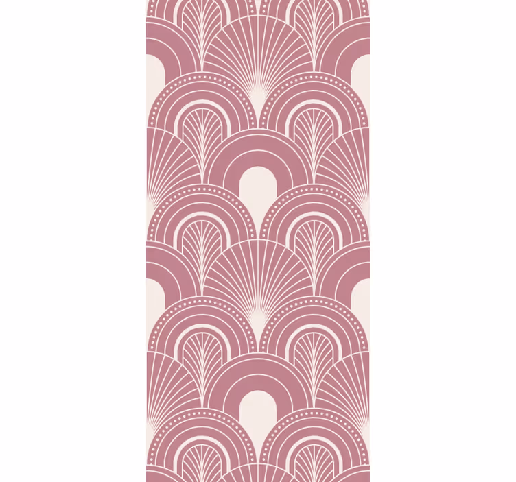 Estore de rolo vintage estilo decorativo arco rosé - TenStickers