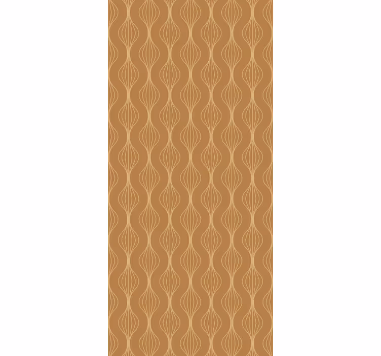 Estore de rolo vintage estilo decorativo linhas douradas - TenStickers