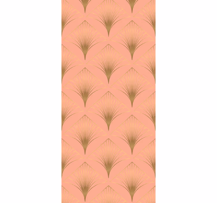 Estore de rolo vintage padrão decorativo flecha dourada - TenStickers