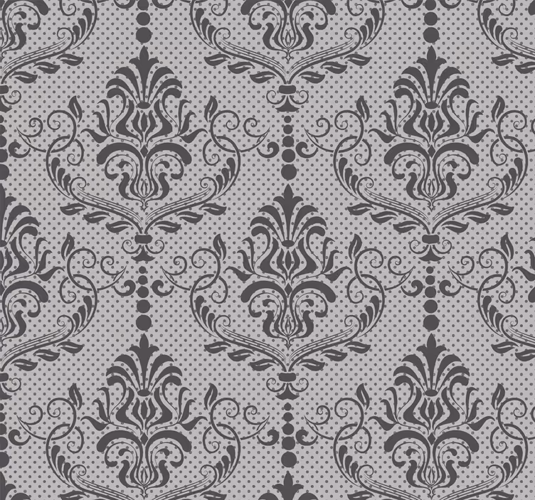 Estore de rolo vintage com padrão barroco elegante - TenStickers