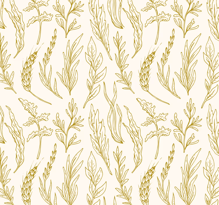 Trigo dourado elegante cortina - TenStickers