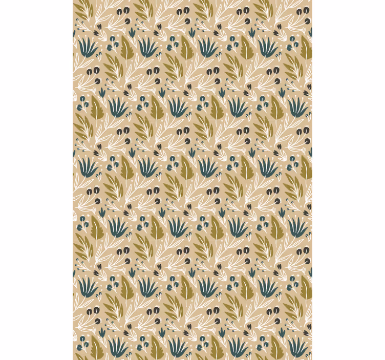 Cortinas de rolo clássicas de flores - TenStickers