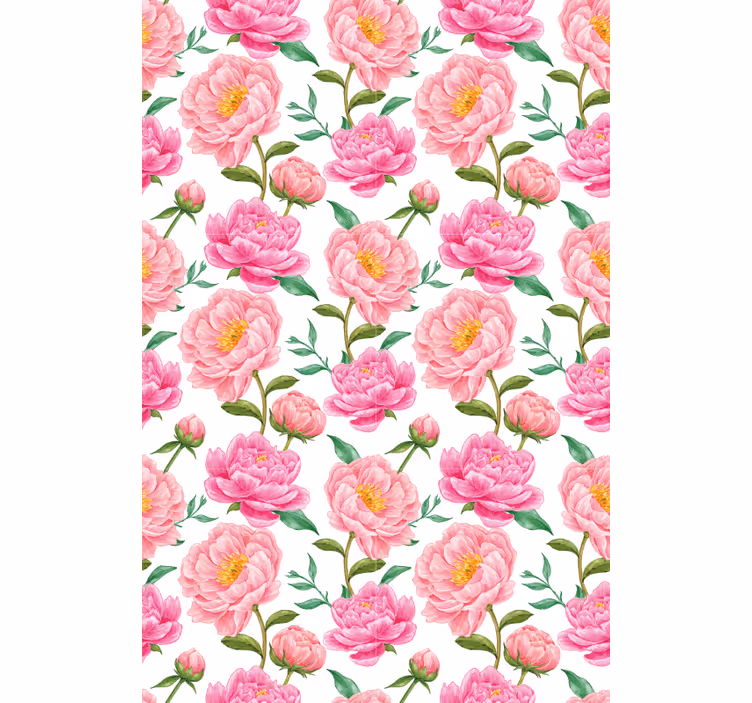 Flor rosa clássico cego - TenStickers