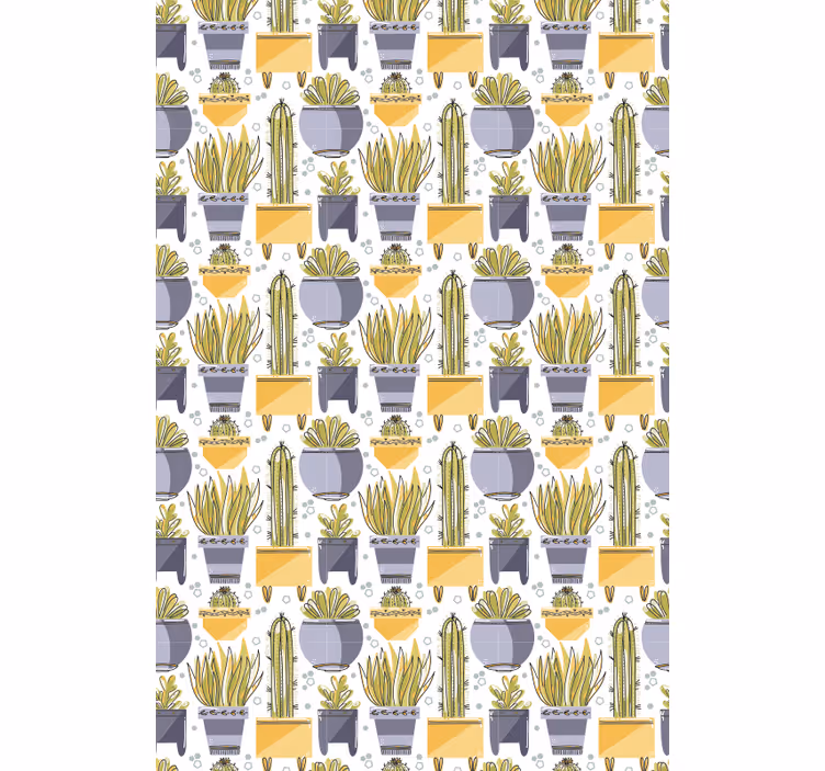 Em vasos cacto janela cega - TenStickers